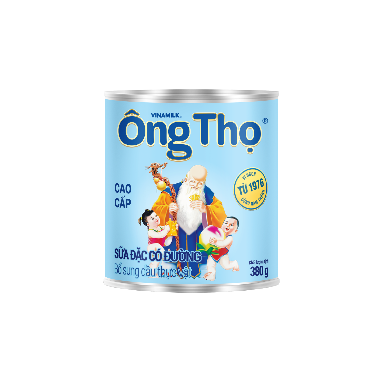 Sữa đặc Ông Thọ  chữ xanh Vinamilk lon 380g ( 1 Thùng / 48 lon )
